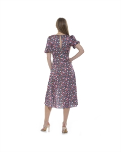 Женское платье с пышными рукавами и расклешенным силуэтом Alexia admor