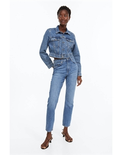 Узкие джинсы до щиколотки, синий H&m