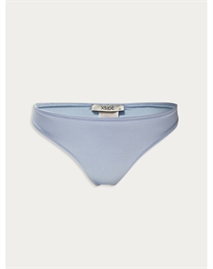Женские плавки бикини без принта, голубые Xside