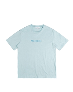 Футболка 3d logo embroidery, голубой Jw anderson