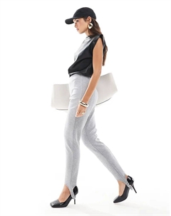 Леггинсы для подводного плавания со стременами серого меланжевого цвета Asos design