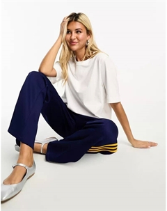 Белая футболка свободного кроя Perfect Weekday