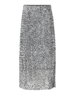 Юбка макси Skirt OBJKinne, пятнистый серый Object