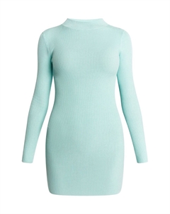 Вязаное платье Knitted dress, мятный Mymo