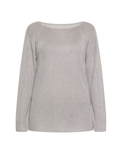 Тонкий вязаный свитер Sweater, серый Faina