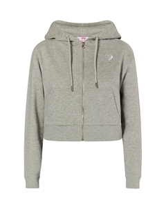 Толстовка с капюшоном на молнии Zip-Up Hoodie Blonda, пятнистый серый Mymo