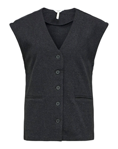 Жилет Vest OBJMonica, пятнистый серый Object