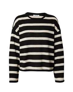 Тонкий вязаный свитер Sweater Lonie, черный Edited