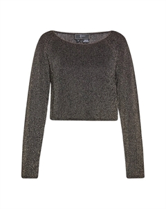 Тонкий вязаный свитер Sweater, черный Faina