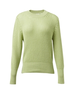 Базовый свитер Sweater, зеленый Comma casual identity