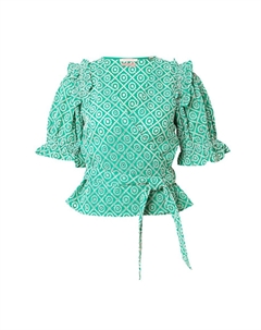 Блузка с коротким рукавом Blouse, зеленый Scotch&soda