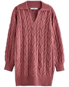 Вязаное платье Knitted dress, розовый Next