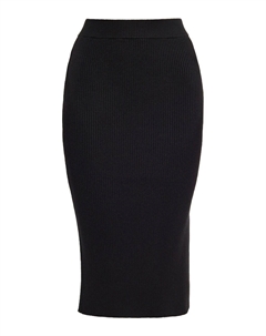 Юбка миди Skirt, черный Faina