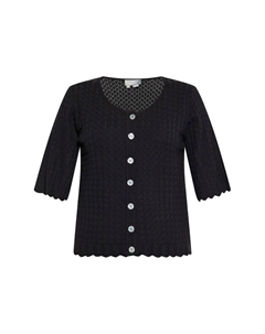 Вязаный кардиган Knit Cardigan, черный Usha