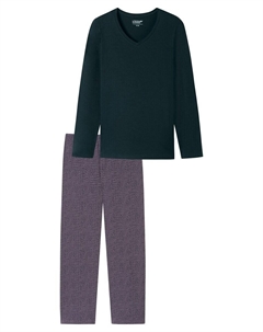 Пижама Pajama UNCOVER Nightwear, ночной синий Schiesser