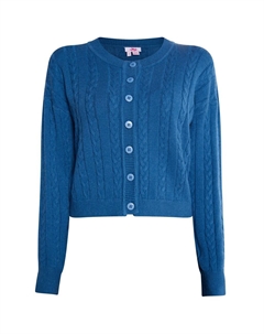 Вязаный кардиган Knit Cardigan Biany, морской синий Mymo
