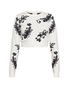 Тонкий вязаный свитер Sweater, белый Izia