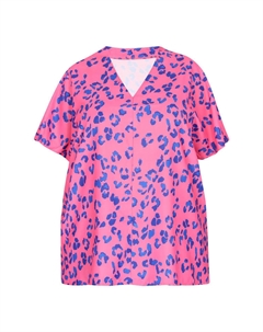 Блуза Plus Size Blouse, розовый Mymo