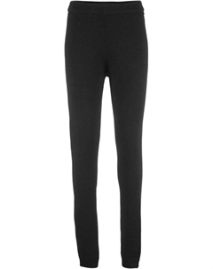 Ребристые термолеггинсы с ребристым поясом, черный Bpc bonprix collection