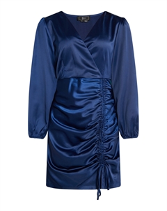 Платье Mini Aus Satin, морской Faina