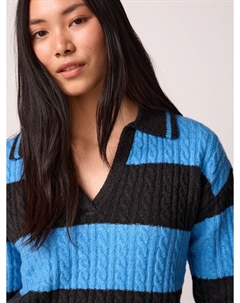 Тонкий вязаный свитер Sweater, синий Next