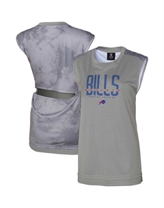Женская серая майка Buffalo Bills No Sweat Outerstuff