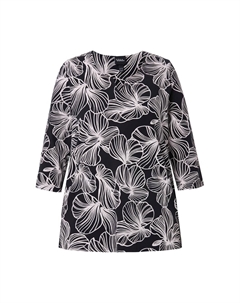 Топ Shirt, черный Ulla popken