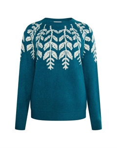 Тонкий вязаный свитер Sweater Lurea, синий Usha