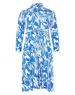 Платье рубашка Shirt Dress, светло-синий Yoek