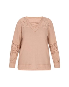 Блуза Plus Size Blouse, цвет Apricot Usha