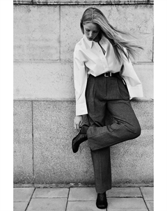 Элегантные брюки, серый H&m