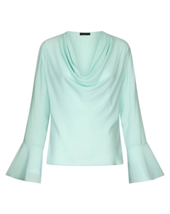 Блузка из жоржета, зеленый Liu jo