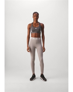 Спортивный бюстгальтер средней поддержки Performance, цвет grey six/white Adidas