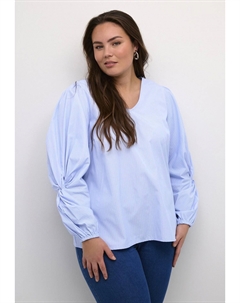 Блузка KCEMMI, цвет blue white stripe Kaffe curve