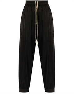 Атласные брюки Рика Оуэнса, черный Rick owens