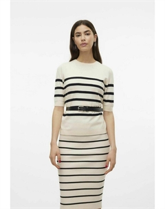 Футболка с принтом VMSABA O NECK, цвет birch Vero moda