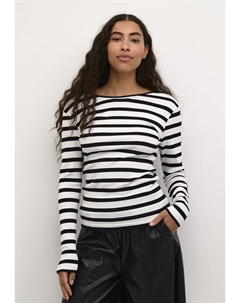 Рубашка с длинным рукавом CARNA IDA, цвет white black stripe Kaffe