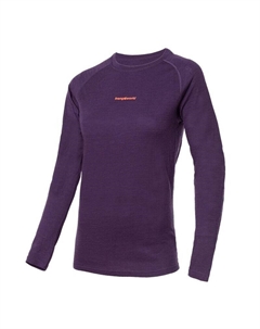 Женская термофутболка с длинными рукавами Trx2 шерсть wm pro vd Фиолетовая, цвет purpura Trangoworld