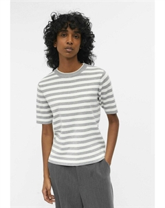 Футболка с принтом GESTREIFTES, цвет light grey melange Object