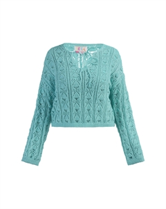 Свитер Strick, бирюзовый Izia