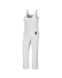 Женская одежда Erin Andrews Кремовый комплект из топа и брюк Cozy Lounge St. Louis Cardinals Unbranded