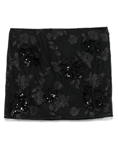 Сетчатая юбка мини, черный Rotate birger christensen