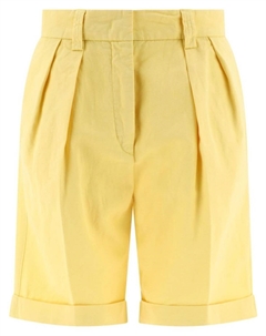 Шорты со складками, желтый Aspesi
