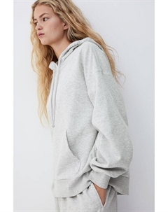 Толстовка оверсайз, серый H&m