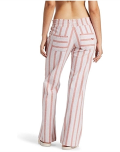 Брюки Oceanside Yarn-Dye Pants, цвет Cedar Wood Bonzer Bico Stripe Roxy