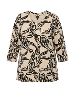 Топ Shirt, бежевый Ulla popken