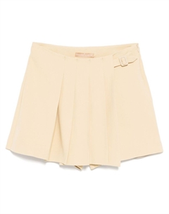 Юбка-шорты со складками, нейтральный Ermanno scervino