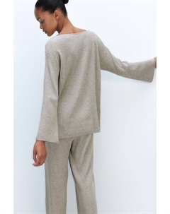 Свитер рельефной вязки, серый H&m