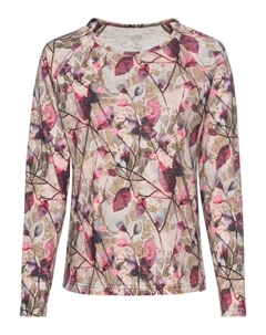 Лонгслив Langarmshirt aus Organic Cotton, цвет Pink-Beige Camel active