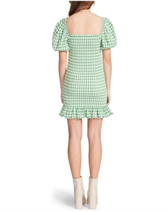 Платье Picnic Vibes Dress, цвет Gingham Green Steve madden